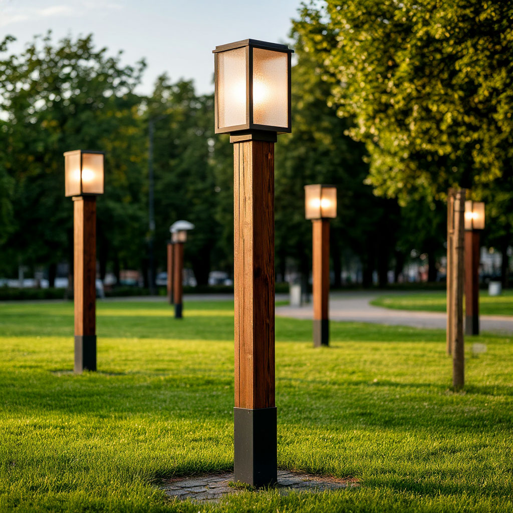 Парковые опоры освещения